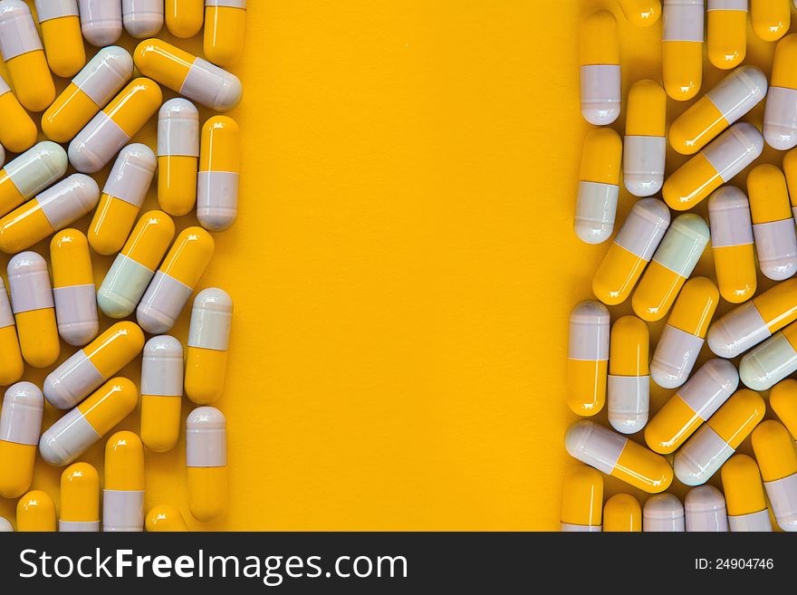 Image of capsule pills background