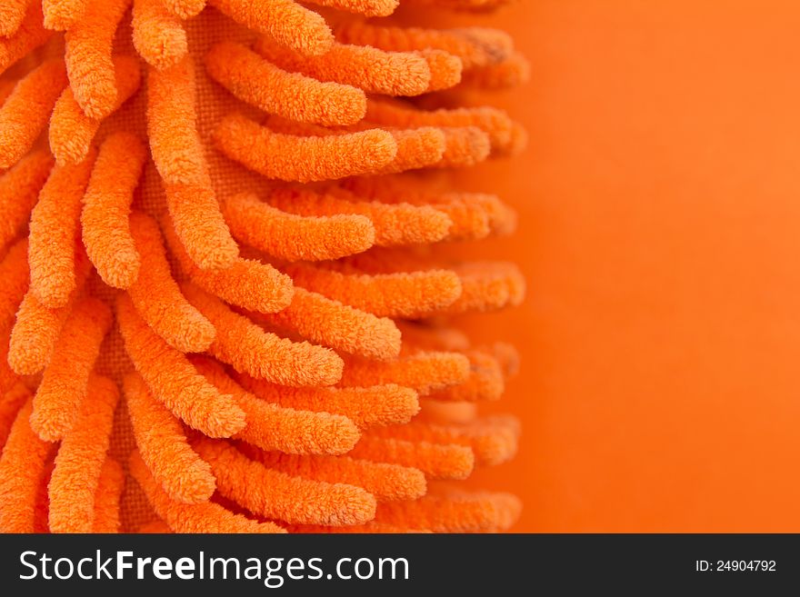 Close up image of mop texture. Close up image of mop texture