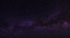Milky-way Galaxy And Millions Of Stars,our Beautiful Universe Royalty Free Stock Photo