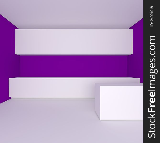 Purple Kitchen Room