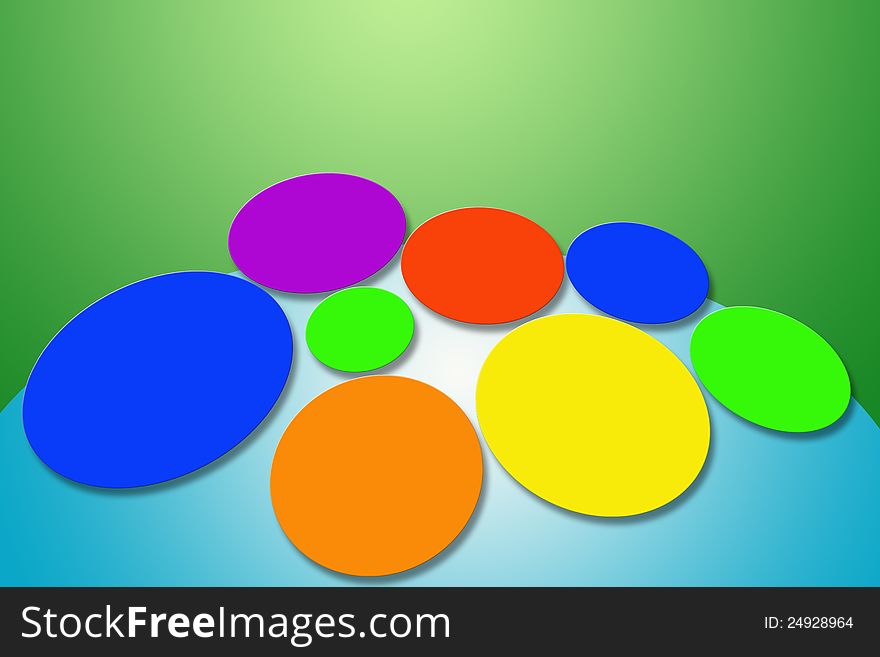 Abstract bubble color background