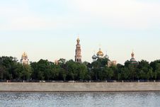 Towers Of The Novodevichy Convent Stock Photography