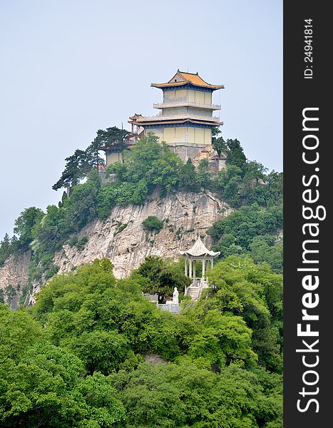 This is the scenery of the southern mountain，the legends of ancient China， some recluse scholars lives here。Taken in xian, China. This is the scenery of the southern mountain，the legends of ancient China， some recluse scholars lives here。Taken in xian, China