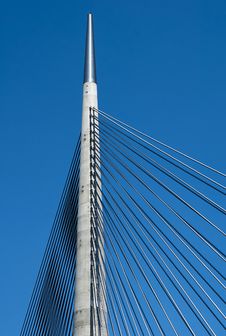 Pylon Of The Bridge-7 Stock Images Pylon Of The Bridge-7 Stock Images