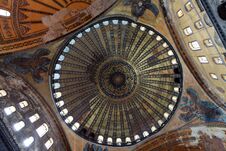 The Dome Of Hagia Sophia, Istanbul. Royalty Free Stock Image