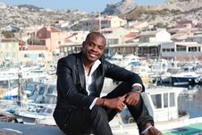 Young Black Man Smiling, Outdoor Stock Image Young Black Man Smiling, Outdoor Stock Image