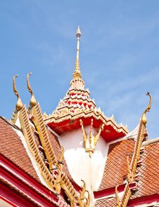 Roof Of The Temple. Royalty Free Stock Image