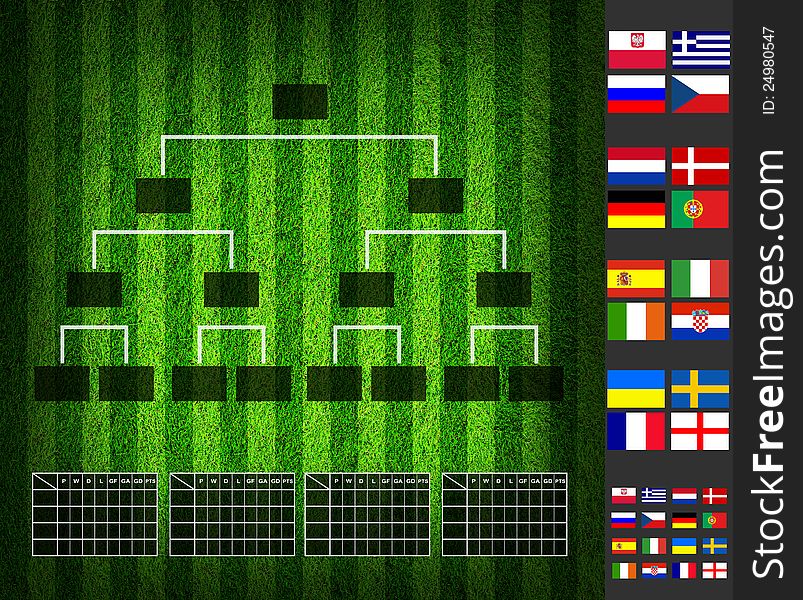 Soccer &#x28; Football &#x29; Tounament Map