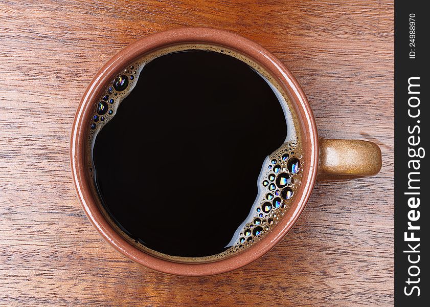 Coffee In A Ceramic Cup