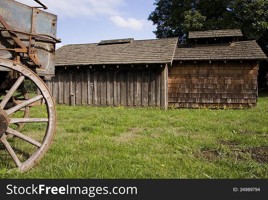 Barns And Wagon