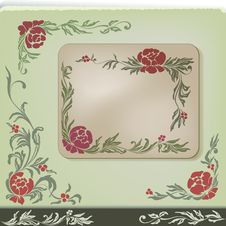 Vintage Floral Corner Decoration Design Set Stock Photography Vintage Floral Corner Decoration Design Set Stock Photography