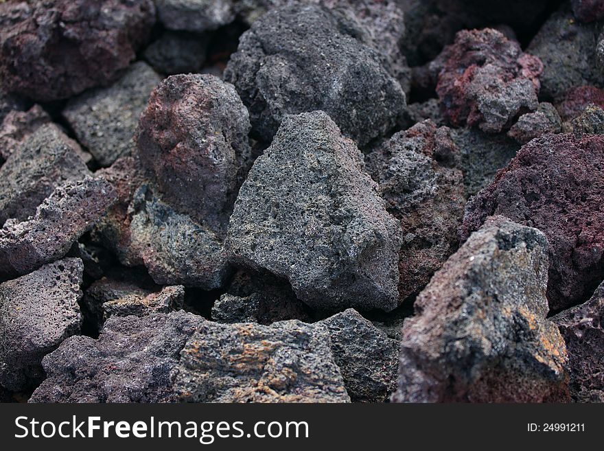 Lava Rocks, Big Island, Hawaii