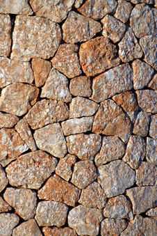 Spanish Stone Wall Stock Image Spanish Stone Wall Stock Image