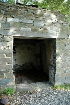 Railway Coal Shed Royalty Free Stock Photo Railway Coal Shed Royalty Free Stock Photo