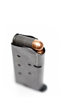 Loaded Gun Clip Stock Photography