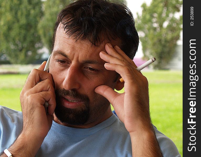 Sports Agent Stressful Phone Call