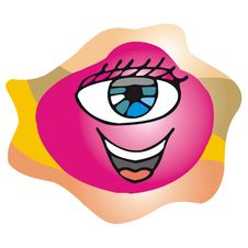 One-eyed Creature Royalty Free Stock Photography One-eyed Creature Royalty Free Stock Photography