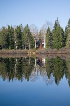 Hidden Cabin Stock Photography Hidden Cabin Stock Photography
