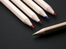 Coloured Pencils. Royalty Free Stock Photo Coloured Pencils. Royalty Free Stock Photo