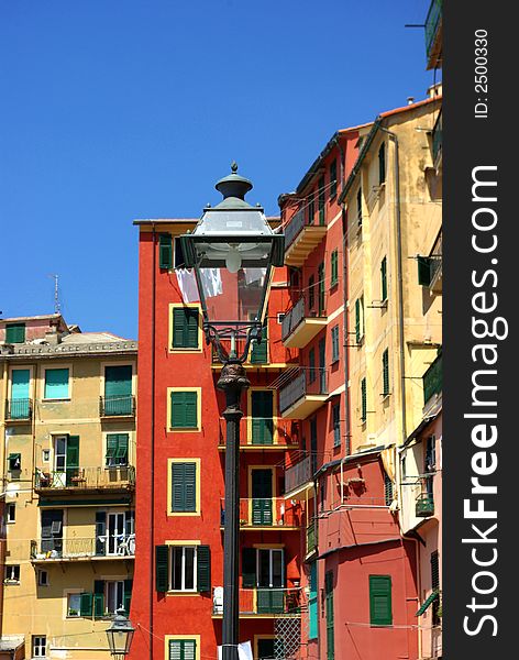 Historich center at Camogli, Italy