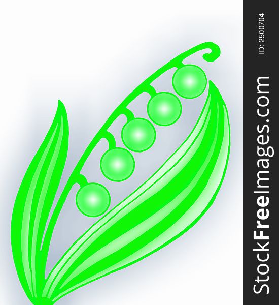 An abstract illustration, a flower of a lily of the valley. A background for the text or a poster.