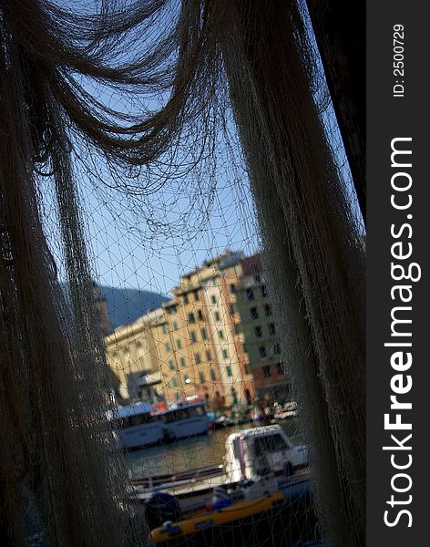 Historich center at Camogli, Italy