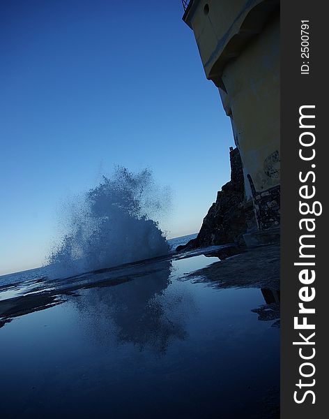 Historich center at Camogli, Italy