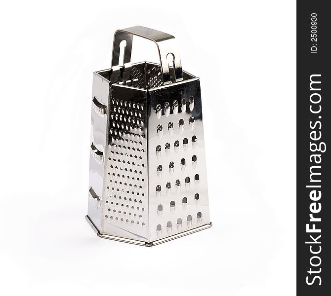 Studio shot of a grater against white background
