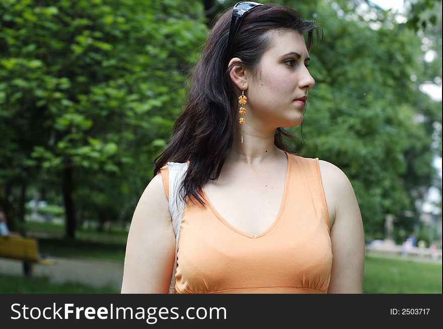 Nice women with black hair and sunglasses. Nice women with black hair and sunglasses