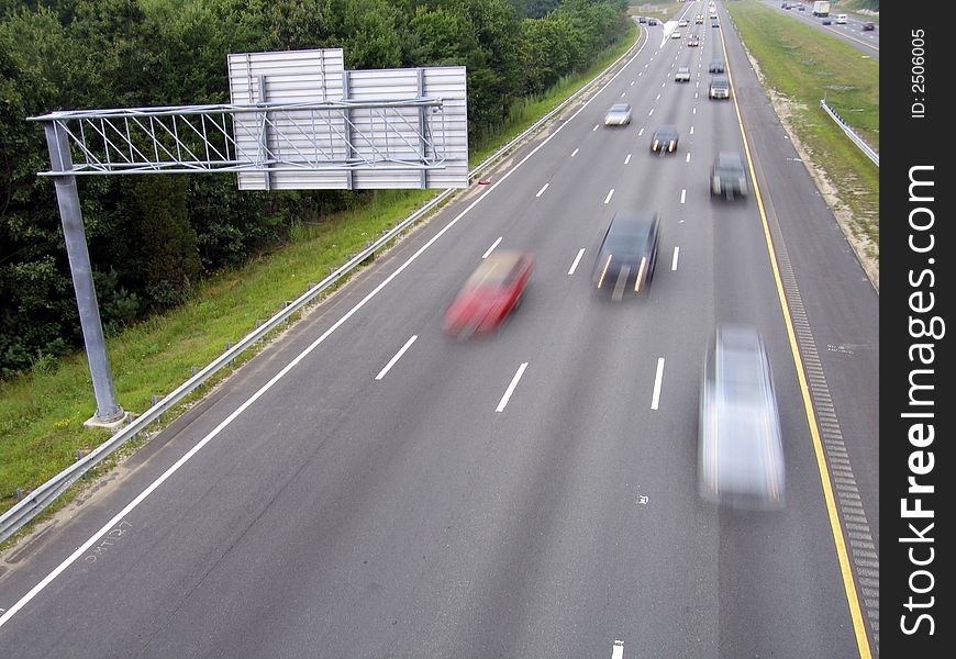 Northbound traffic on Route-3 North in South Nashua. Northbound traffic on Route-3 North in South Nashua