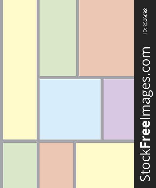 Pastell colored squares for many uses in print and web. This file is also available as EPS-File