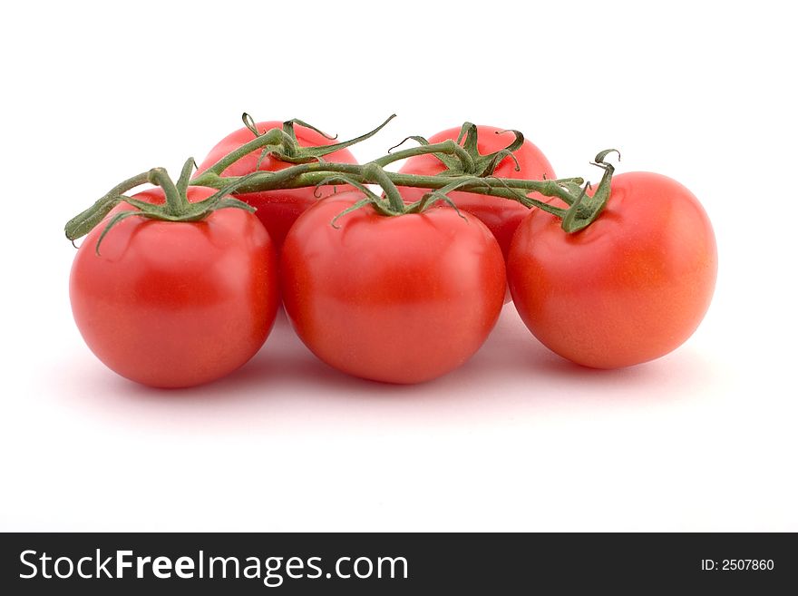 A bunch of 5 tomatoes on a vine, isolated on white

<a href=http://www.dreamstime.com/search.php?srh_field=food&s_ph=y&s_il=y&s_sm=all&s_cf=1&s_st=wpo&s_catid=&s_cliid=301111&s_colid=&memorize_search=0&s_exc=&s_sp=&s_sl1=y&s_sl2=y&s_sl3=y&s_sl4=y&s_sl5=y&s_rsf=0&s_rst=7&s_clc=y&s_clm=y&s_orp=y&s_ors=y&s_orl=y&s_orw=y&x=29&y=15> See more food pictures.</a>. A bunch of 5 tomatoes on a vine, isolated on white

<a href=http://www.dreamstime.com/search.php?srh_field=food&s_ph=y&s_il=y&s_sm=all&s_cf=1&s_st=wpo&s_catid=&s_cliid=301111&s_colid=&memorize_search=0&s_exc=&s_sp=&s_sl1=y&s_sl2=y&s_sl3=y&s_sl4=y&s_sl5=y&s_rsf=0&s_rst=7&s_clc=y&s_clm=y&s_orp=y&s_ors=y&s_orl=y&s_orw=y&x=29&y=15> See more food pictures.</a>
