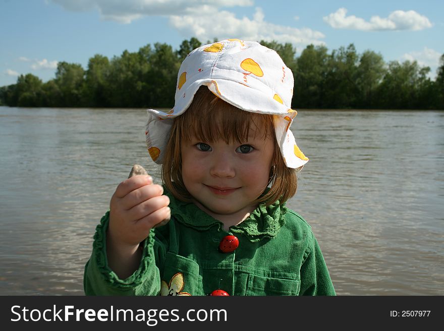 The Girl Ashore Of River