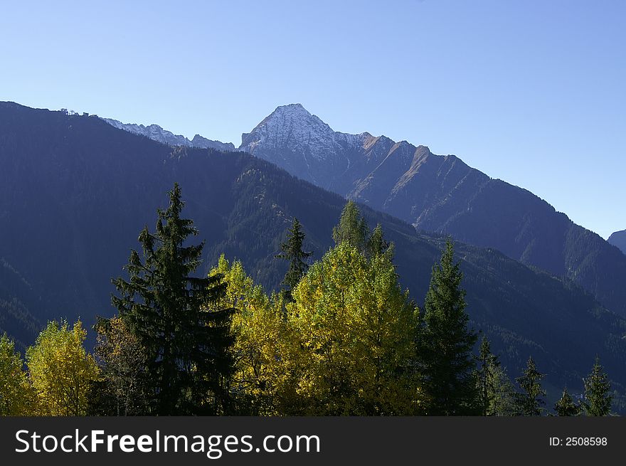 The Dristner in Austria in autumn