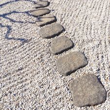 Stone Pathway Royalty Free Stock Photo Stone Pathway Royalty Free Stock Photo