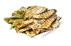 Baked Eggplants And Zucchini Royalty Free Stock Image Baked Eggplants And Zucchini Royalty Free Stock Image