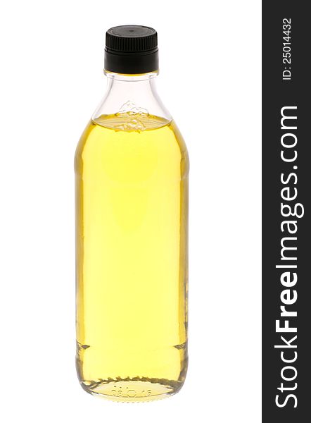 Large bottle of olive oil isolated on white. Large bottle of olive oil isolated on white