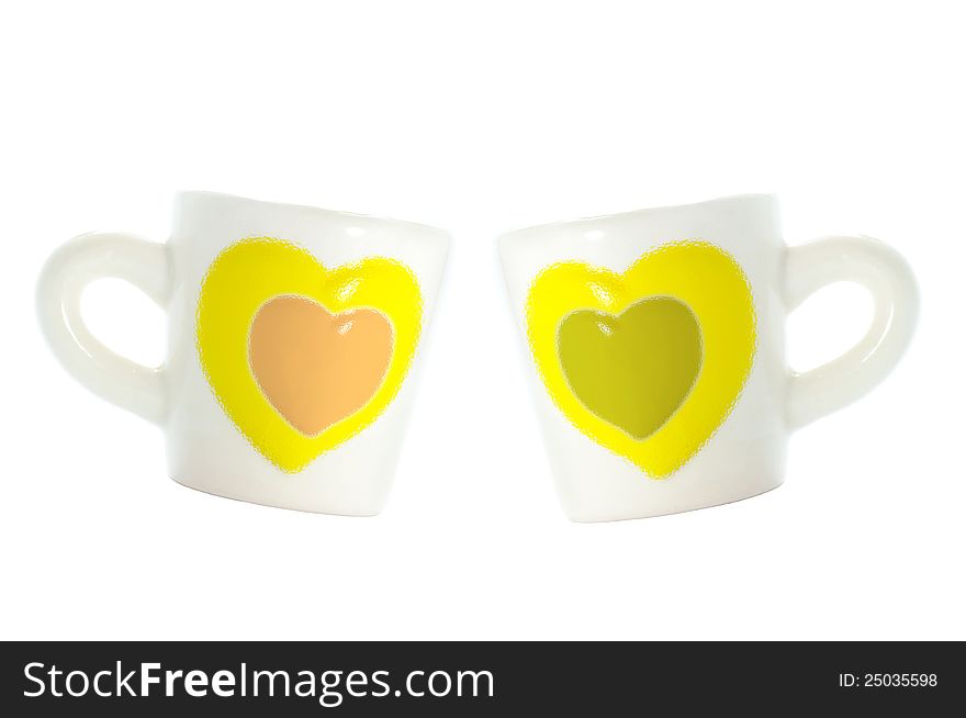 Cups of heart or cups of lover. Cups of heart or cups of lover.
