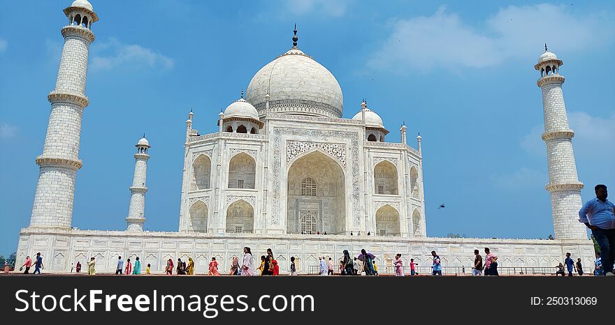 Taj Mahal View From West Side