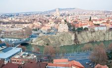 Panoramic View. Tbilisi. Georgia. Stock Photos Panoramic View. Tbilisi. Georgia. Stock Photos