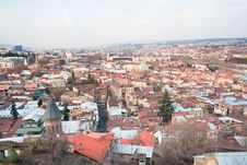 Panoramic View. Tbilisi. Georgia. Stock Photo