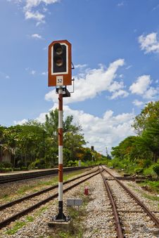 Traffic Light Train Royalty Free Stock Images Traffic Light Train Royalty Free Stock Images