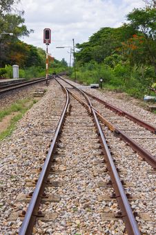 Traffic Light Train Royalty Free Stock Photo Traffic Light Train Royalty Free Stock Photo