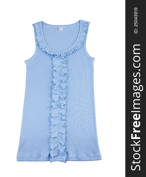 Casual blue singlet for your relaxing day. Casual blue singlet for your relaxing day