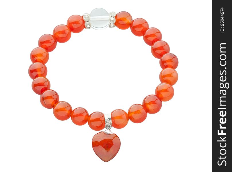 gemstone bead bracelet with gemstone heart shape. gemstone bead bracelet with gemstone heart shape