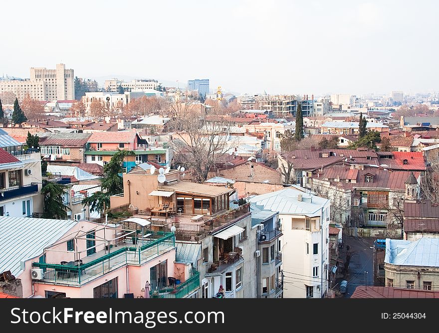 Panoramic view. Tbilisi. Georgia.