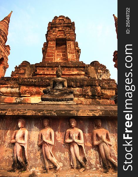 Sukhothai historical park is at Sukhothai province in Thailand