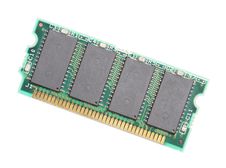 Laptop Memory Card Royalty Free Stock Photography
