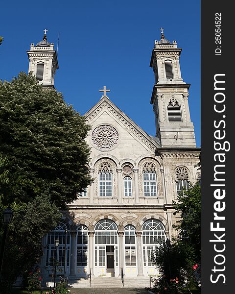 Ayia Triada Greek Orthodox Church in Istanbul, Turkey.