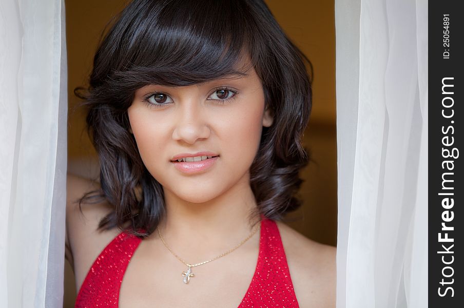 Portrait of Latina/Asian Teenager